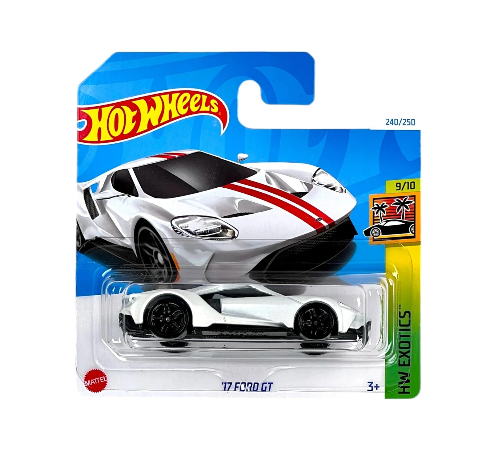 Hot Wheels - '17 Ford GT White - HW Exotics 9/10 - Scala 1/64 Circa