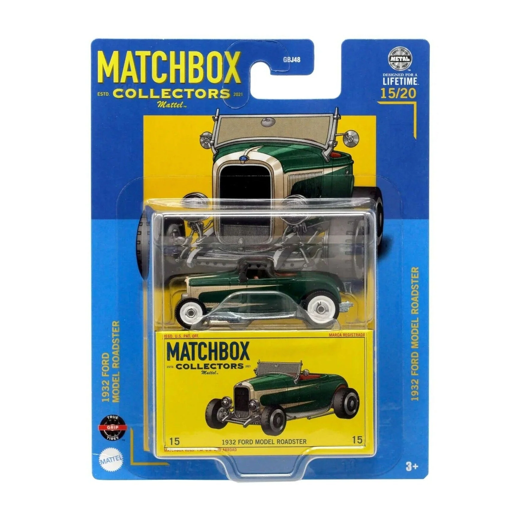 Matchbox Collectors - 1932 Ford model roadster 15/20 - Scala 1/64 Circa