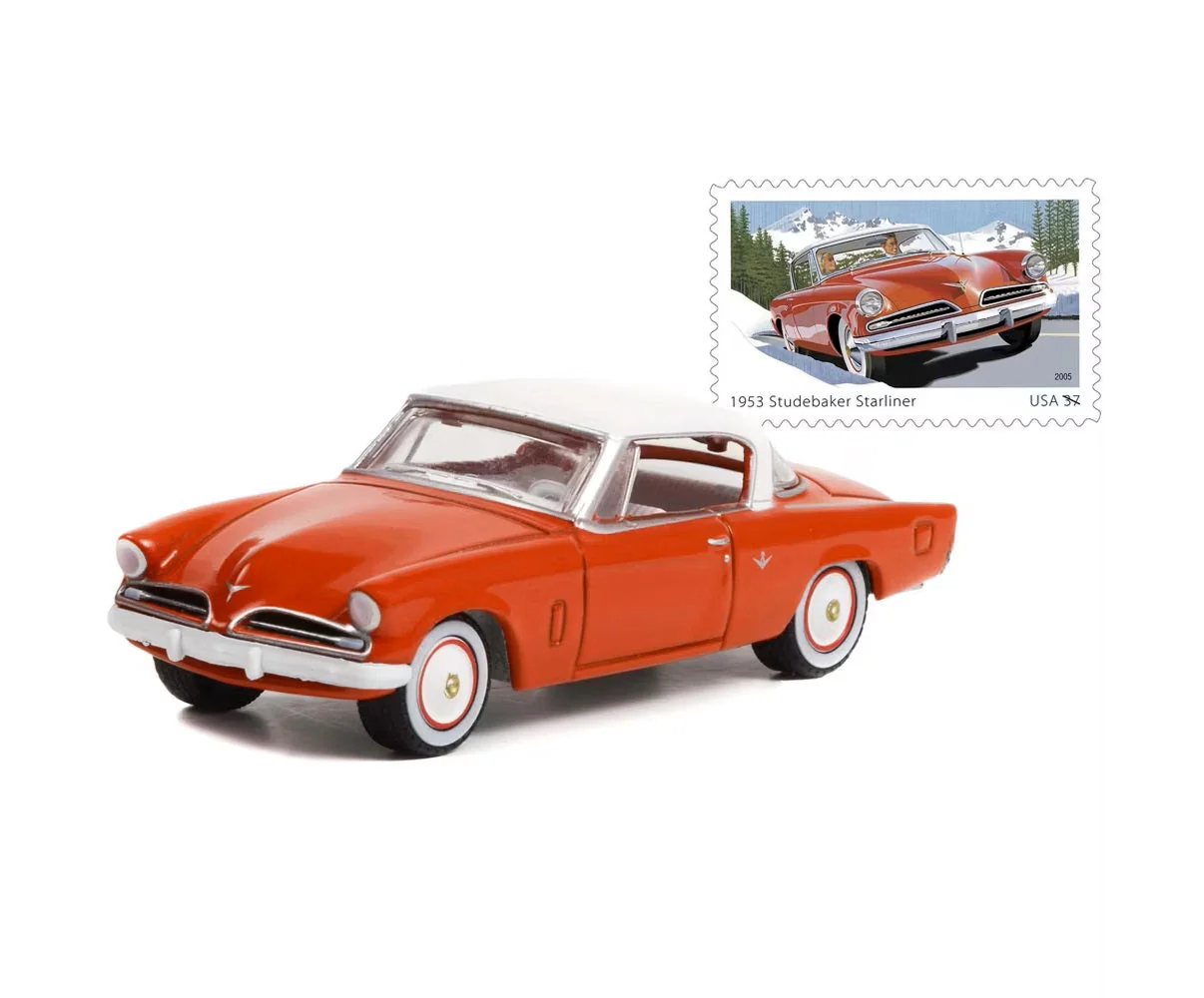 Greenlight - 1953 Studebaker Starliner Red USPS Hobby Exclusive - Scala 1/64 - Image 2
