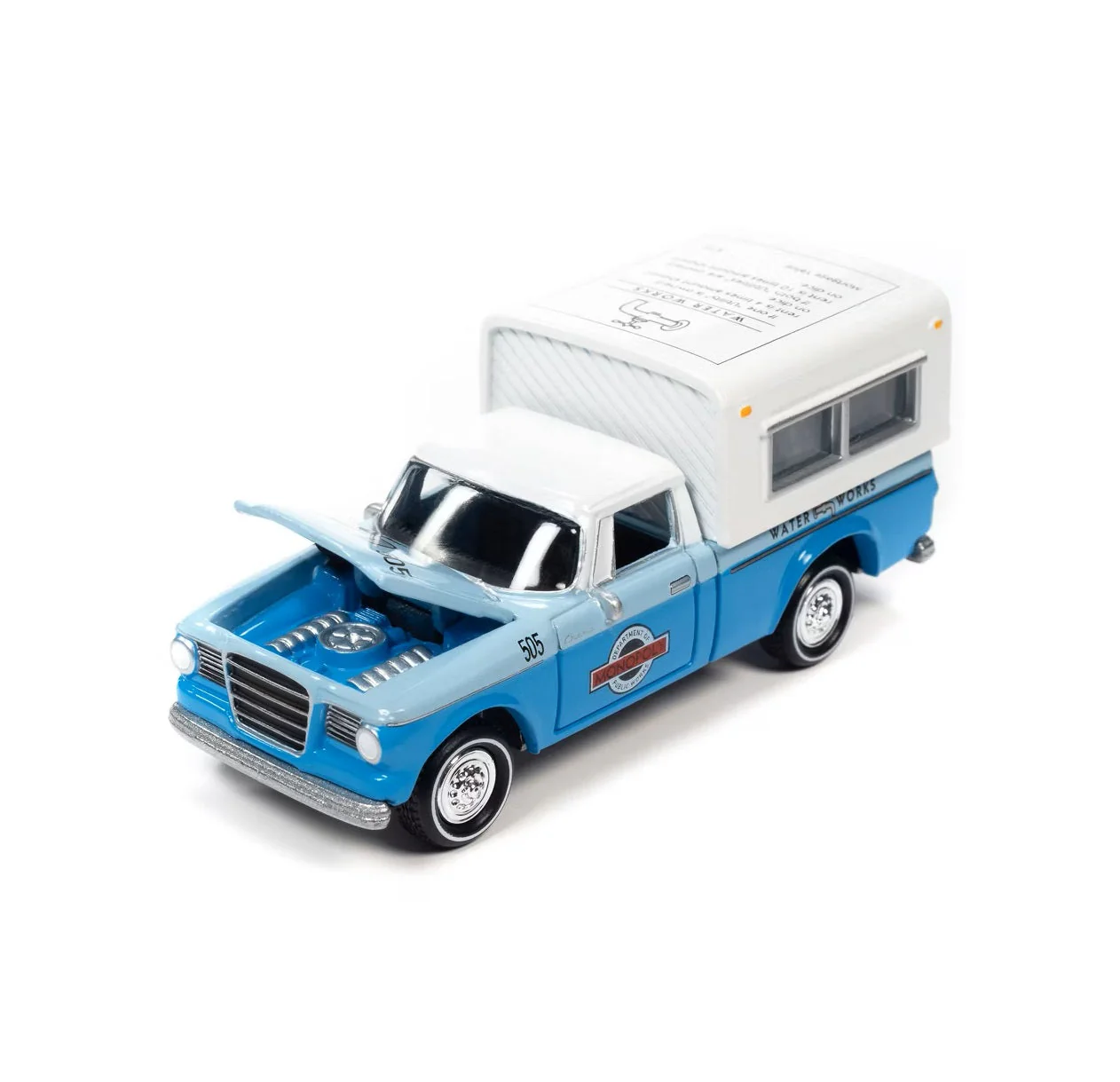 Johnny Lightning - 1960 Studebaker Camper "Water Works" Series Monopoly - Scala 1/64 - Image 3