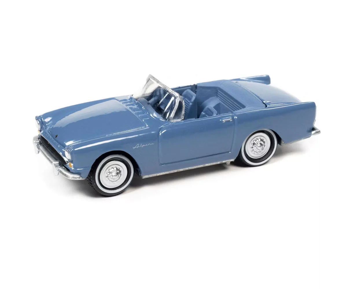 Johnny Lightning - 1962 Sunbeam Alpine Convertible Lake Blue James Bond 007 "Dr. No" (1962) Movie - Scala 1/64 - Image 2