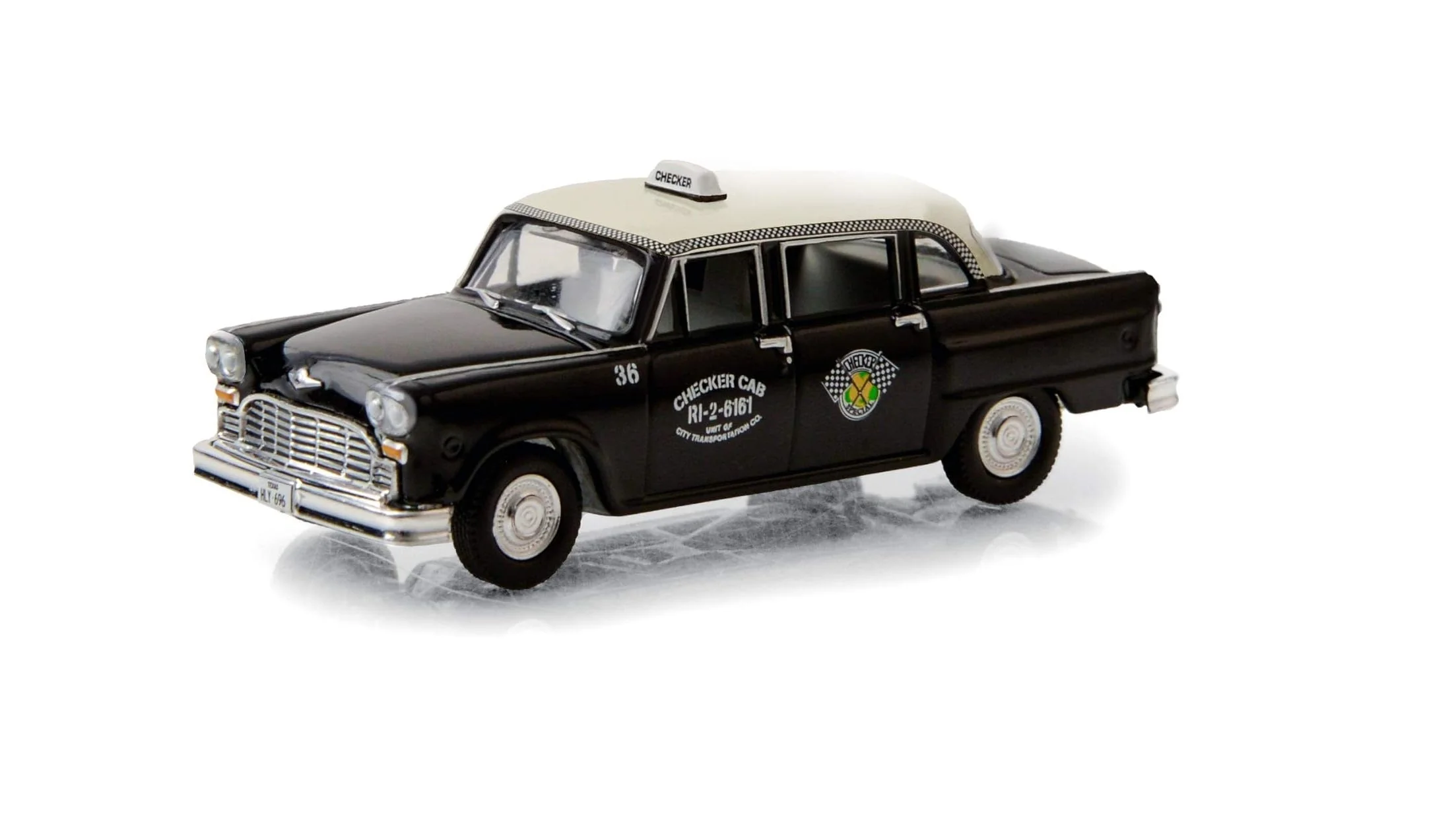 Greenlight - 1963 Checker Taxi Black - Scala 1/64 Hobby Exclusive - Image 2