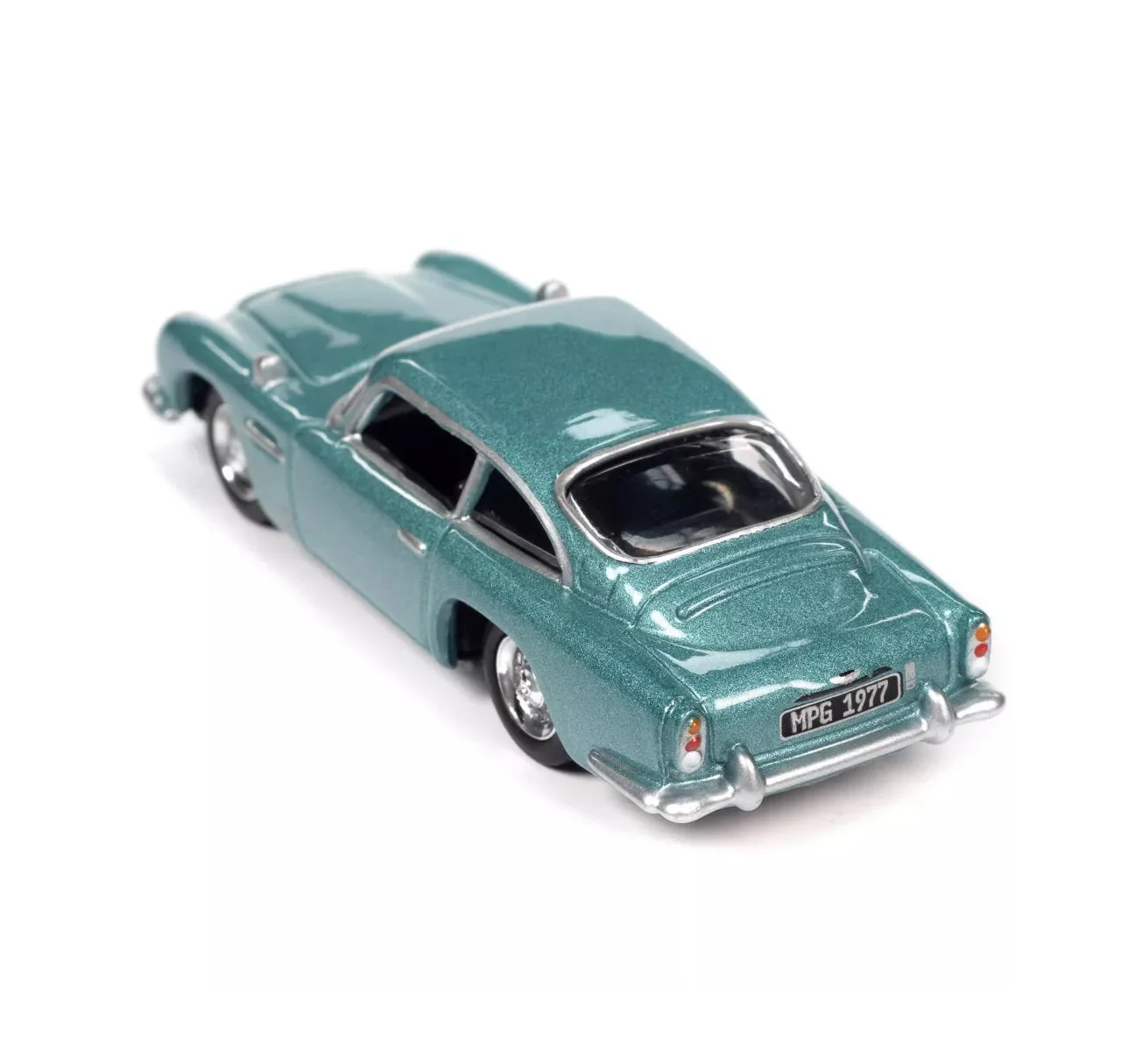 Johnny Lightning - 1966 Aston Martin DB5 Caribbean Pearl Blue Met "Classic Gold Collection" 2023 - Scala 1/64 - Image 3