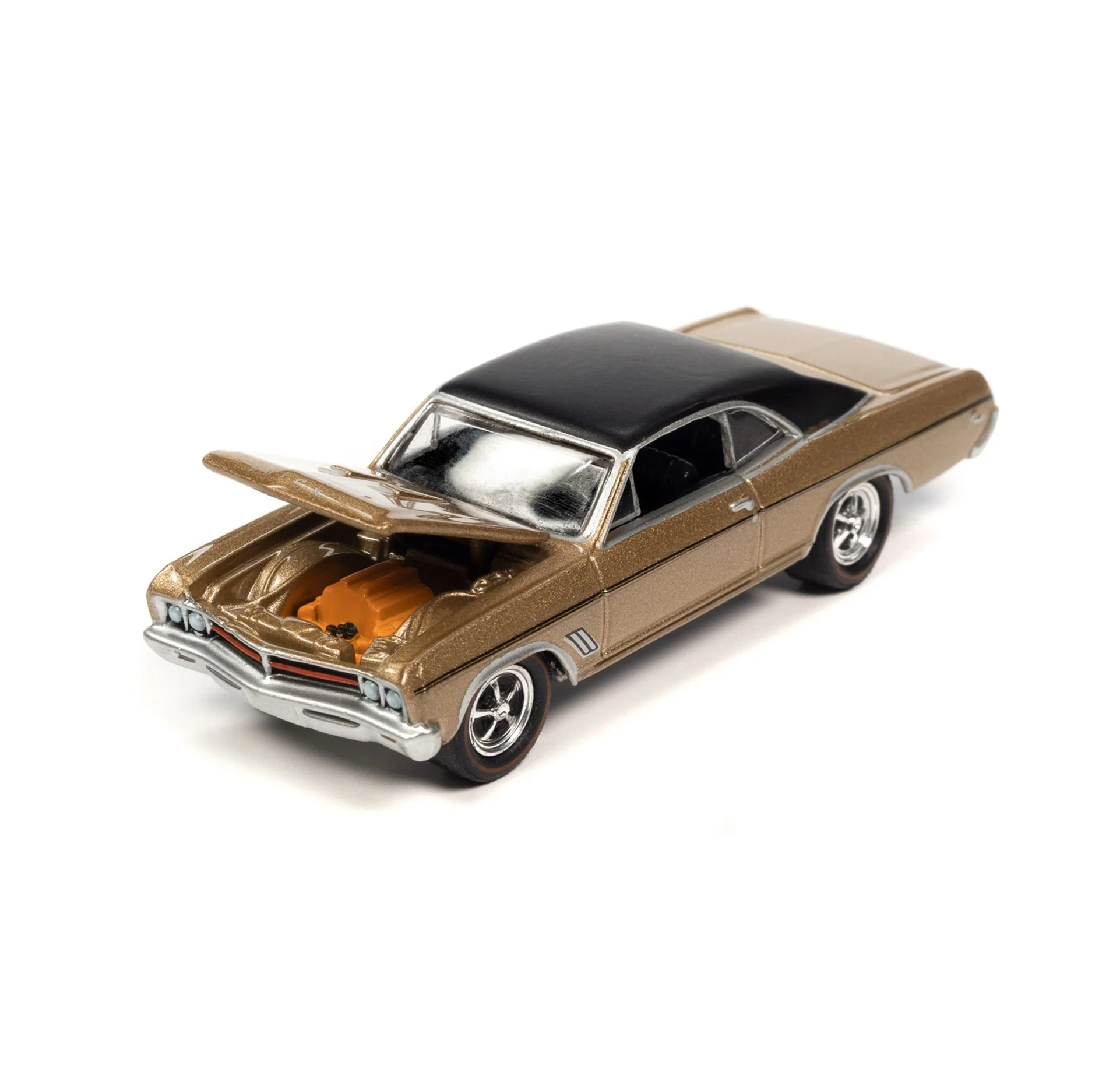 Johnny Lightning - 1967 Buick GS 400 Gold Mist Poly "Used OK Cars" - Scala 1/64 - Image 2
