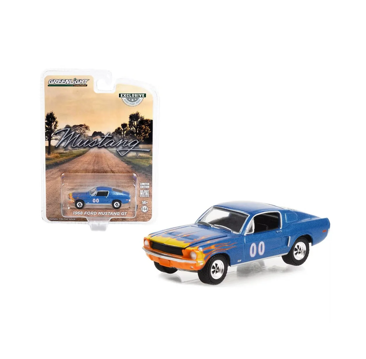 Greenlight Collectibles - 1968 Ford Mustang GT Fastback - Hobby Exclusive - Scala 1/64