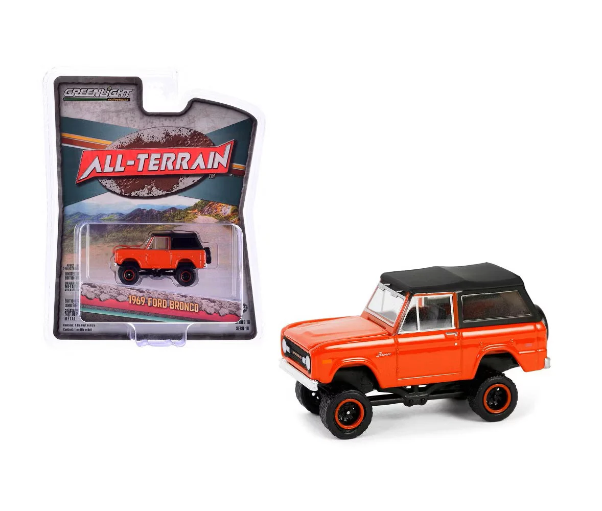 Greenlight - 1969 Ford Bronco Poppy Red - Series All Terrain - Scala 1/64 - Image 3