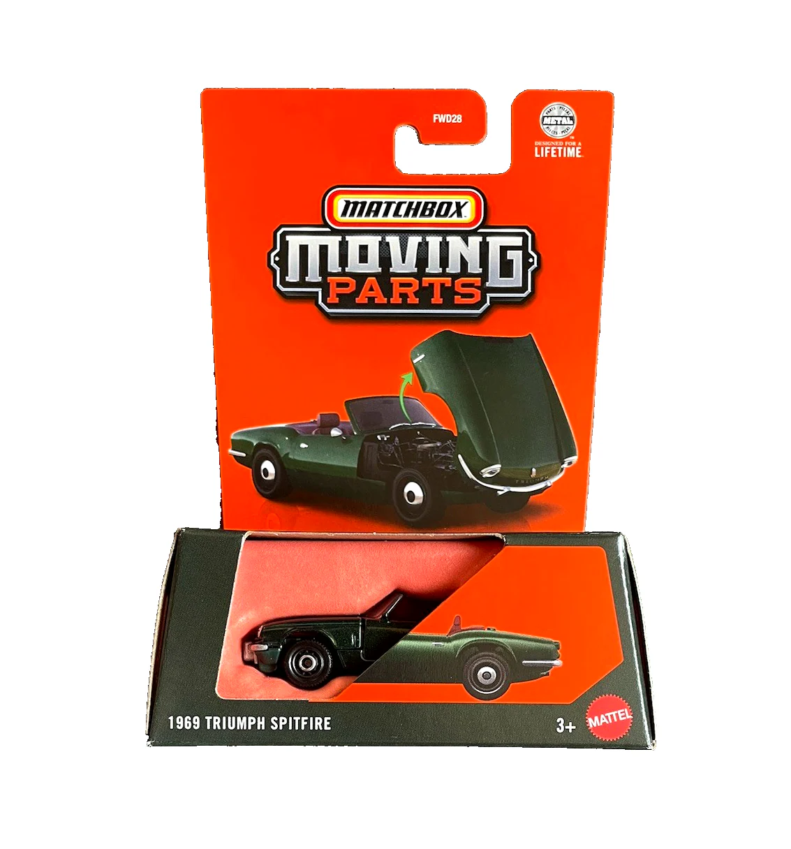 Matchbox - 1969 Triumph Spitfire - Moving Parts - Scala 1/64 Circa