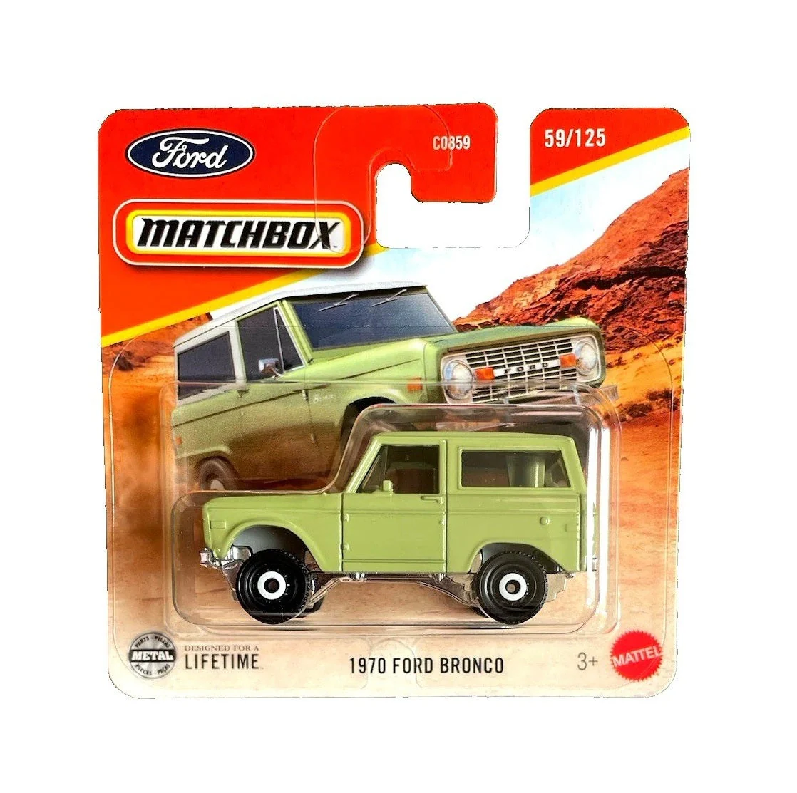 Matchbox - 1970 Ford Bronco #59 - Scala 1/64 Circa