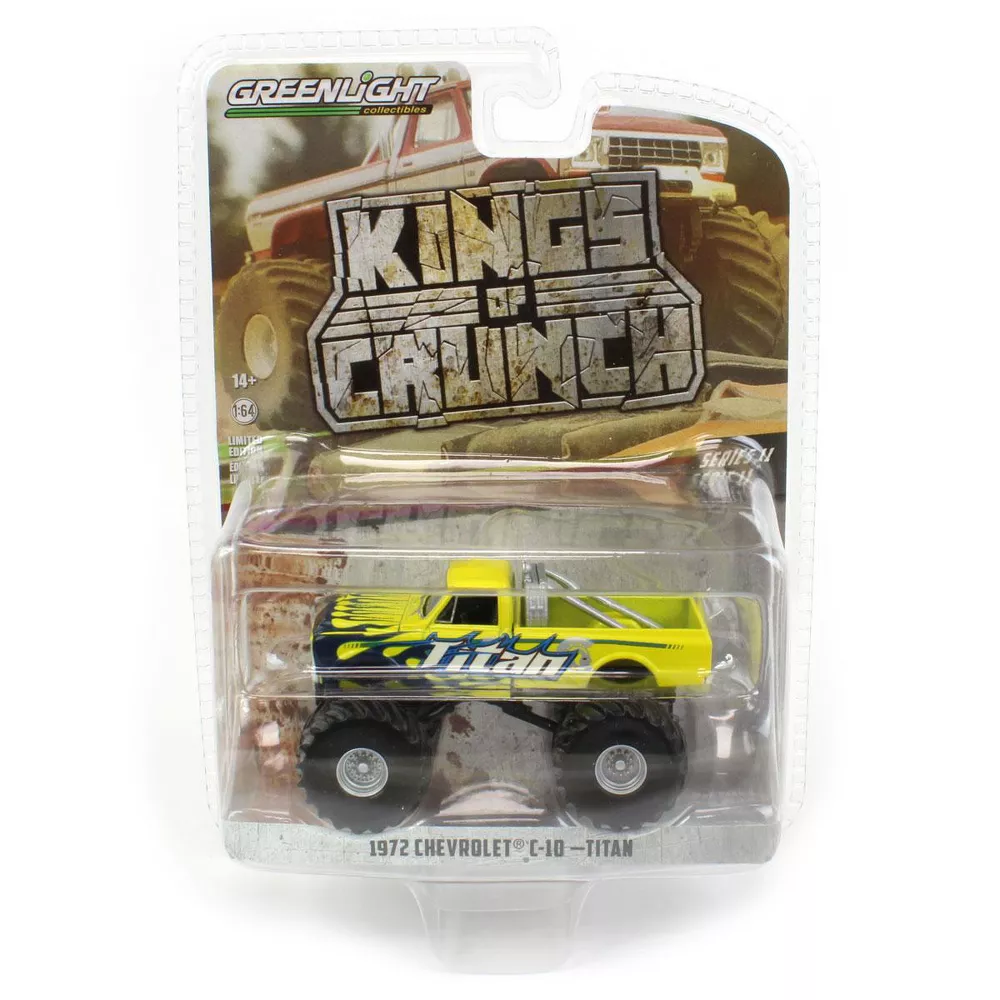 Greenlight - 1972 Chevrolet C-10 Titan Monster Truck Kings of Crunch - Scala 1/64