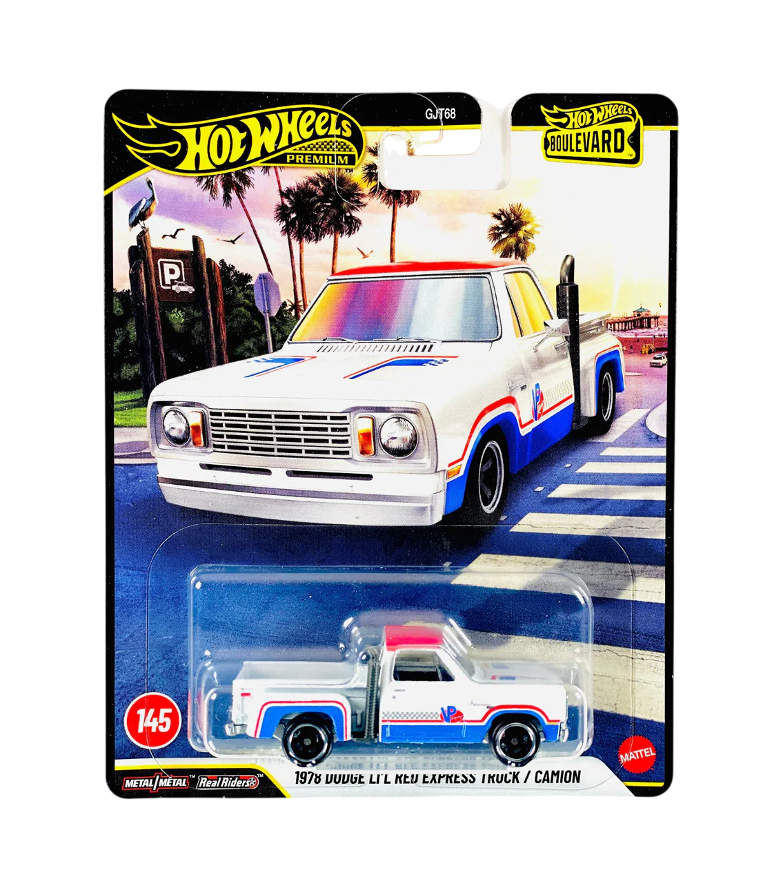 Hot Wheels Premium - 1978 Dodge Li'l Red Express Truck Boulevard - Scala 1/64