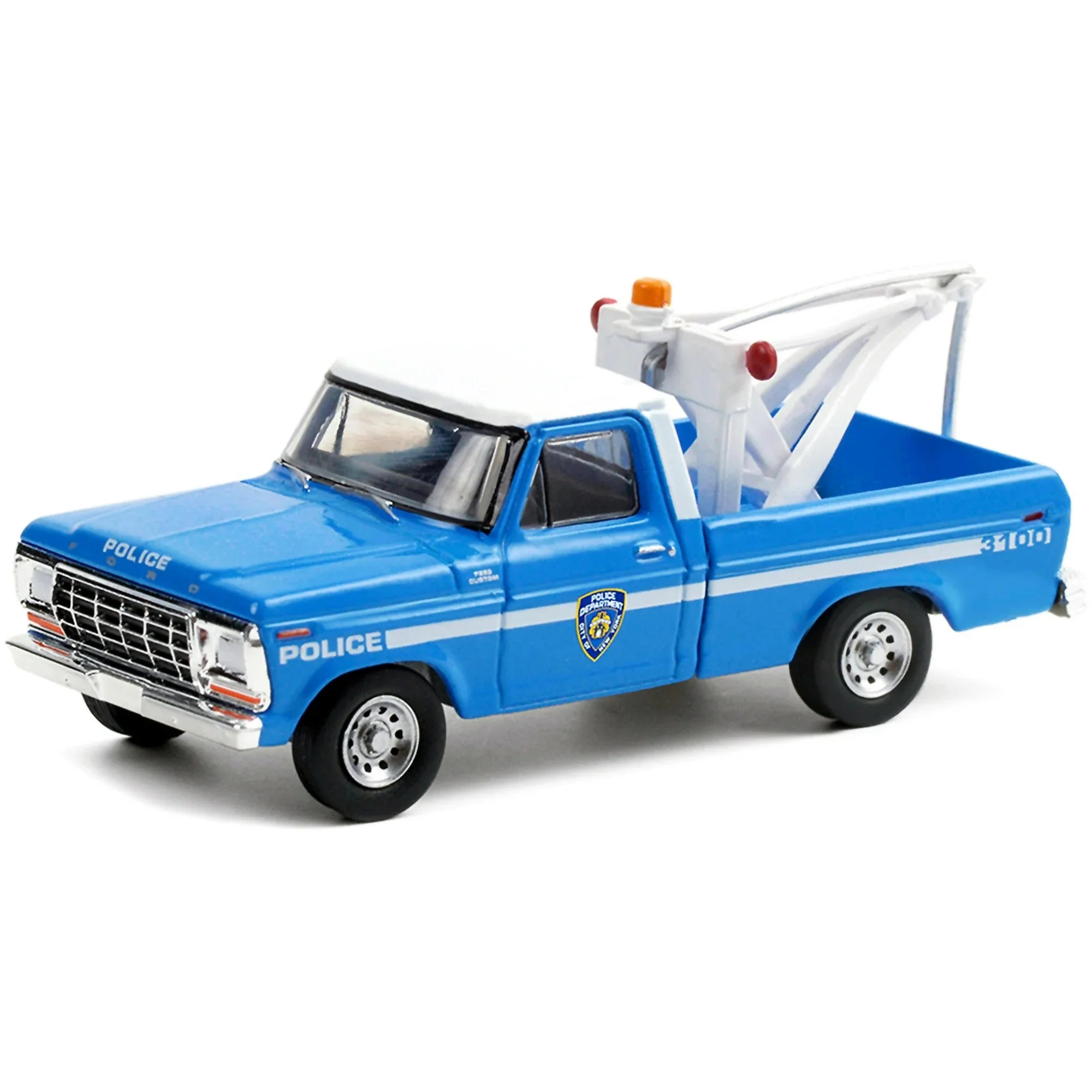 Greenlight - 1979 Ford F-250 NYPD Tow Truck Series Hobby Exclusive - Scala 1/64 - Image 2