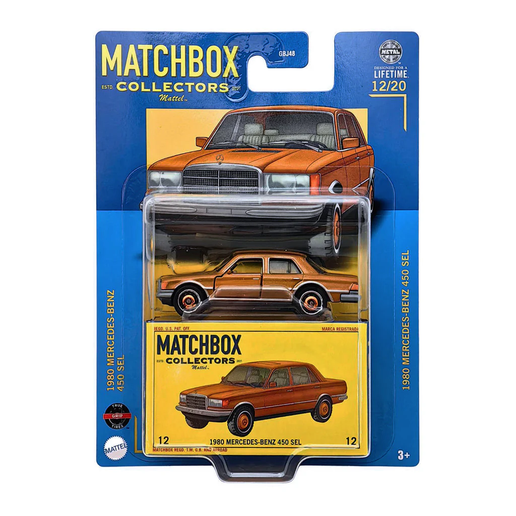 Matchbox Collectors - 1980 Mercedes-Benz 450 SEL 12/20 - Scala 1/64 Circa