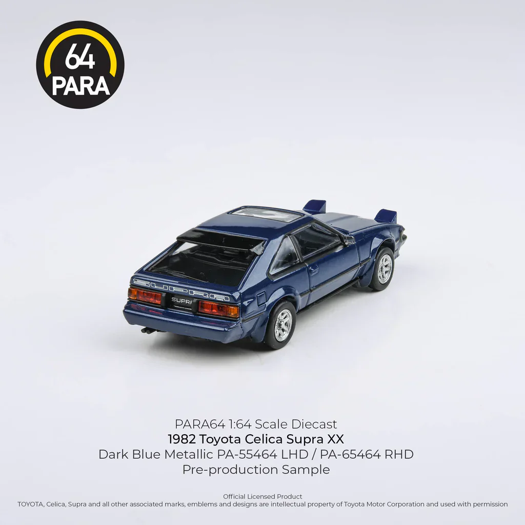 Para64 - 1984 Toyota Celica Supra Dark Blue (Lights Up) LHD - Scala 1/64 - Image 2