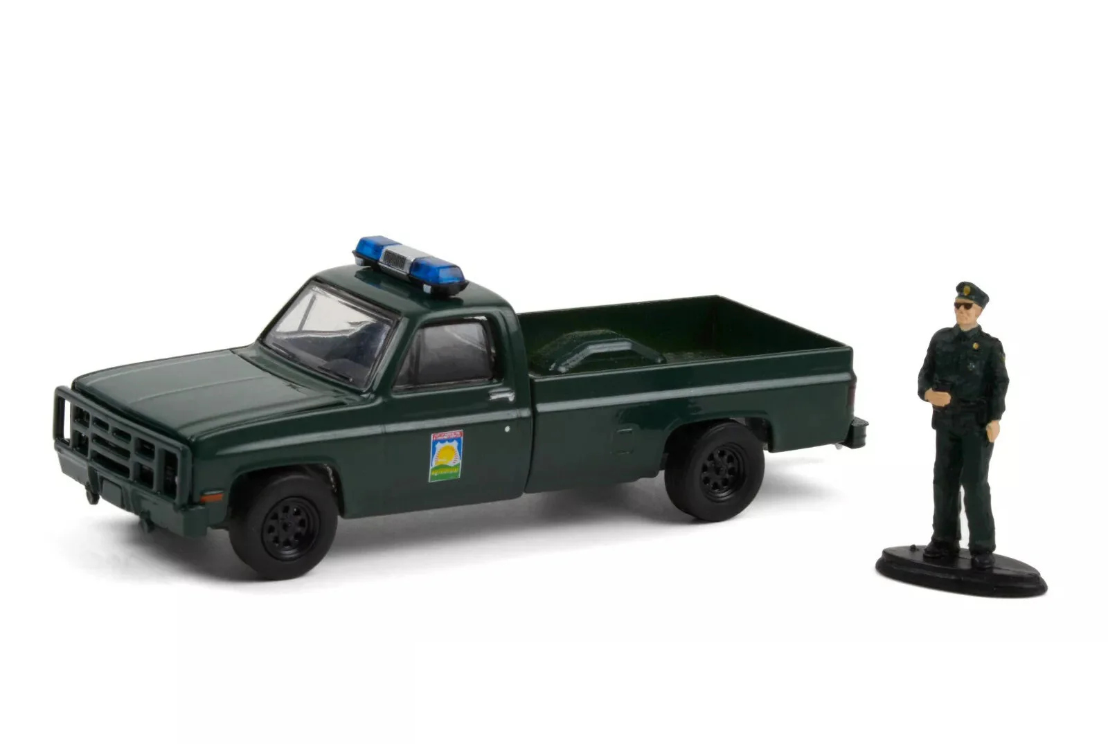 Greenlight - 1986 Chevrolet M1008 with Enforcement Officer Figure Series Hobby Shop - Scala 1/64 - Image 2