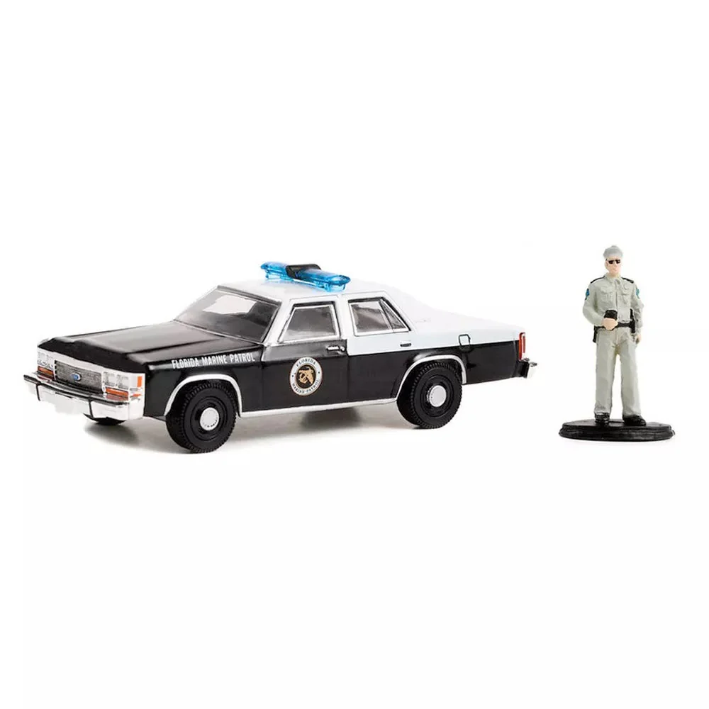 Greenlight - 1990 Ford LTD Crown Victoria with Police Officer Series Hobby Shop - Scala 1/64 - Image 2