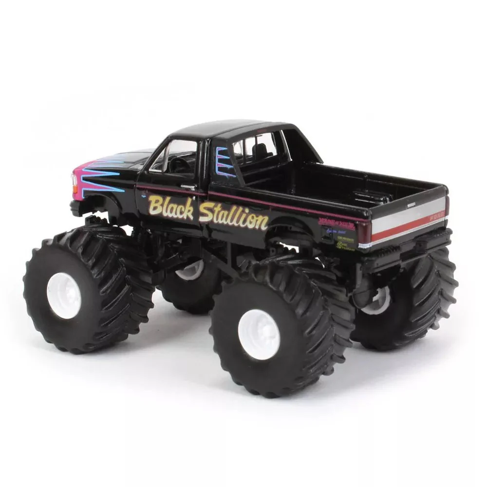 Greenlight - 1992 Ford F-250 Black Stallion Monster Truck Kings of Crunch - Scala 1/64 - Image 5