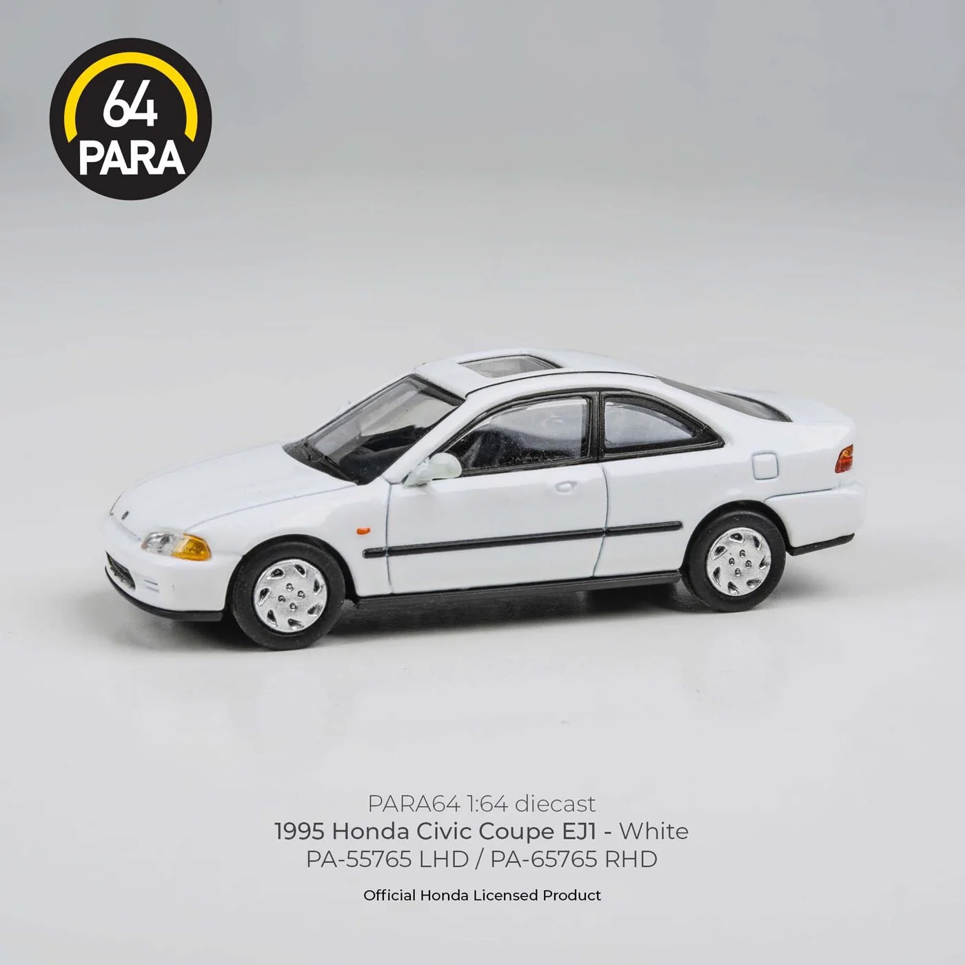 Para64 - S1995 Honda Civic Coupe EJ1 White LHD - Scala 1/64
