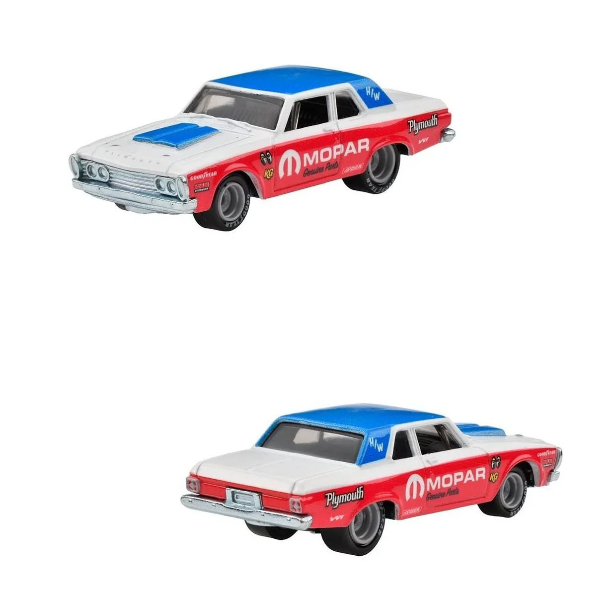Hot Wheels Premium - 2-Pack '63 Plymouth Belvedere 426 Wedge & '65 Dodge Coronet - Scala 1/64 - Image 3