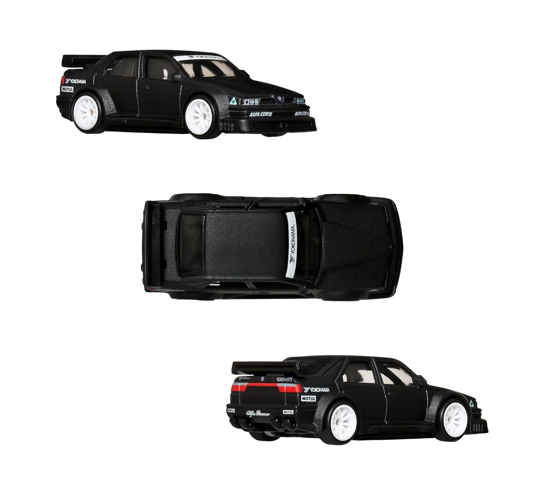 Hot Wheels Premium - 2-Pack Alfa Romeo 155 V6 TI / '69 Alfa Romeo 33 Stradale - Scala 1/64 JBK95 - Image 2
