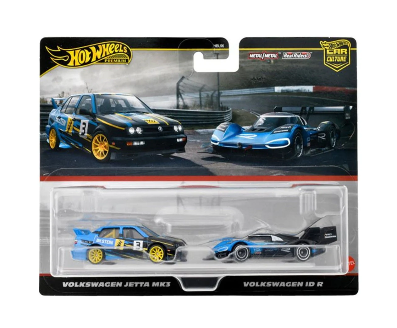 Hot Wheels Premium - 2-Pack VW Jetta MK3 & Volkswagen ID R - Scala 1/64