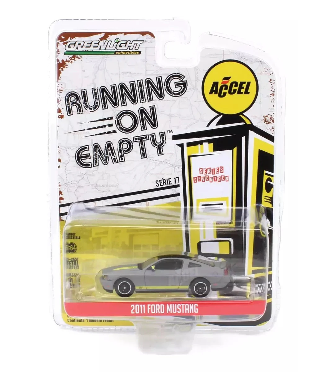 Greenlight - 2011 Ford Mustang Accel Series Running On Empty - Scala 1/64