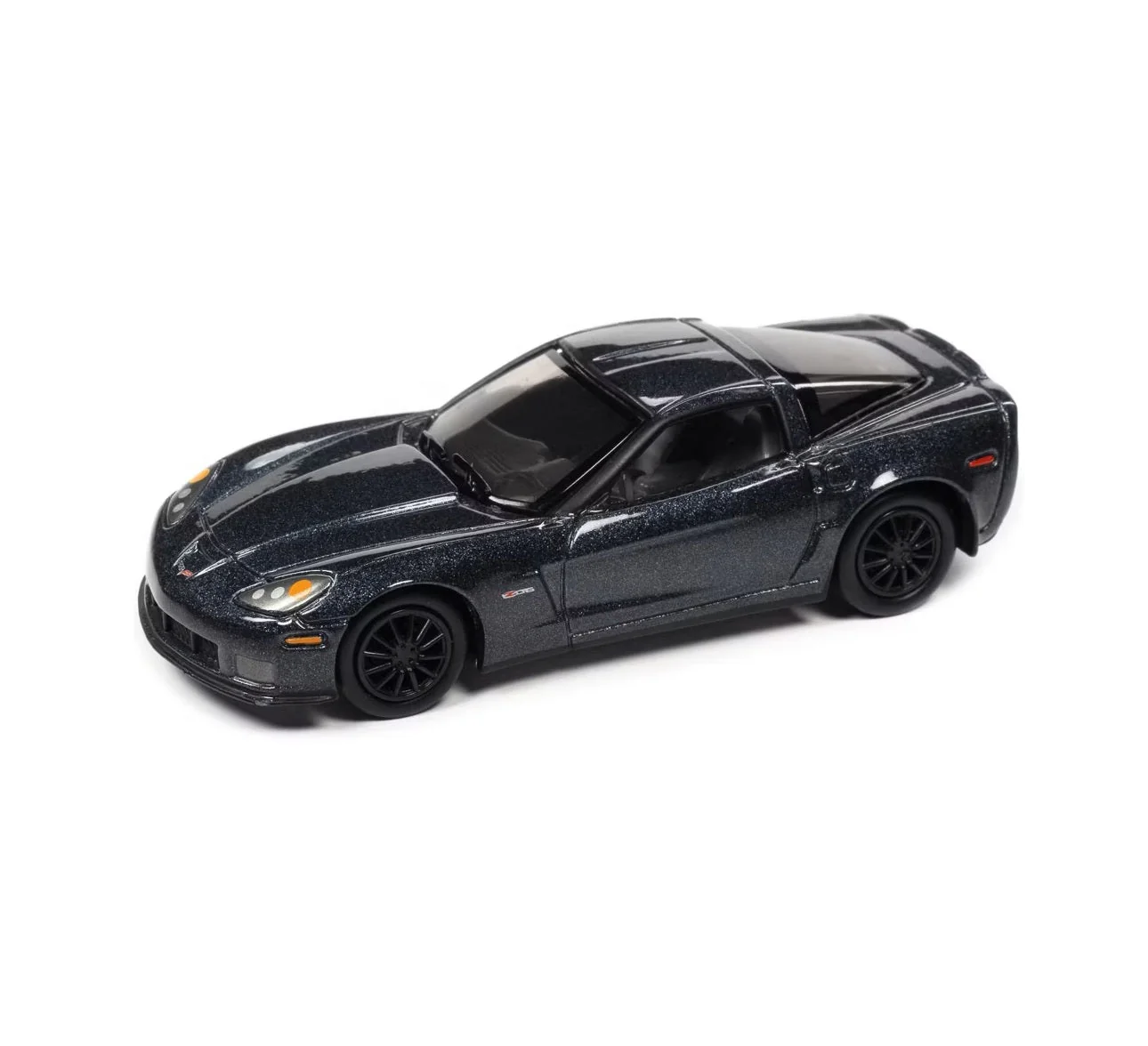 Johnny Lightning - 2012 Chevrolet Corvette Z06 Supersonic Blue Metallic "Classic Gold Collection" - Scala 1/64 - Image 2