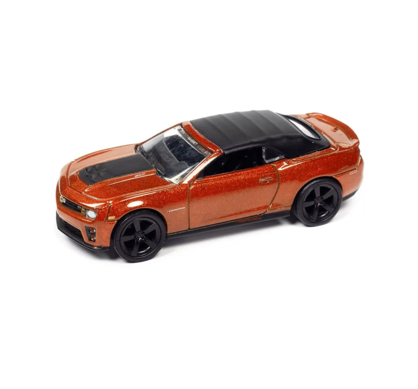 Johnny Lightning - 2013 Chevrolet Camaro ZL1 Convertible Inferno Orange "Classic Gold Collection" - Scala 1/64 - Image 2