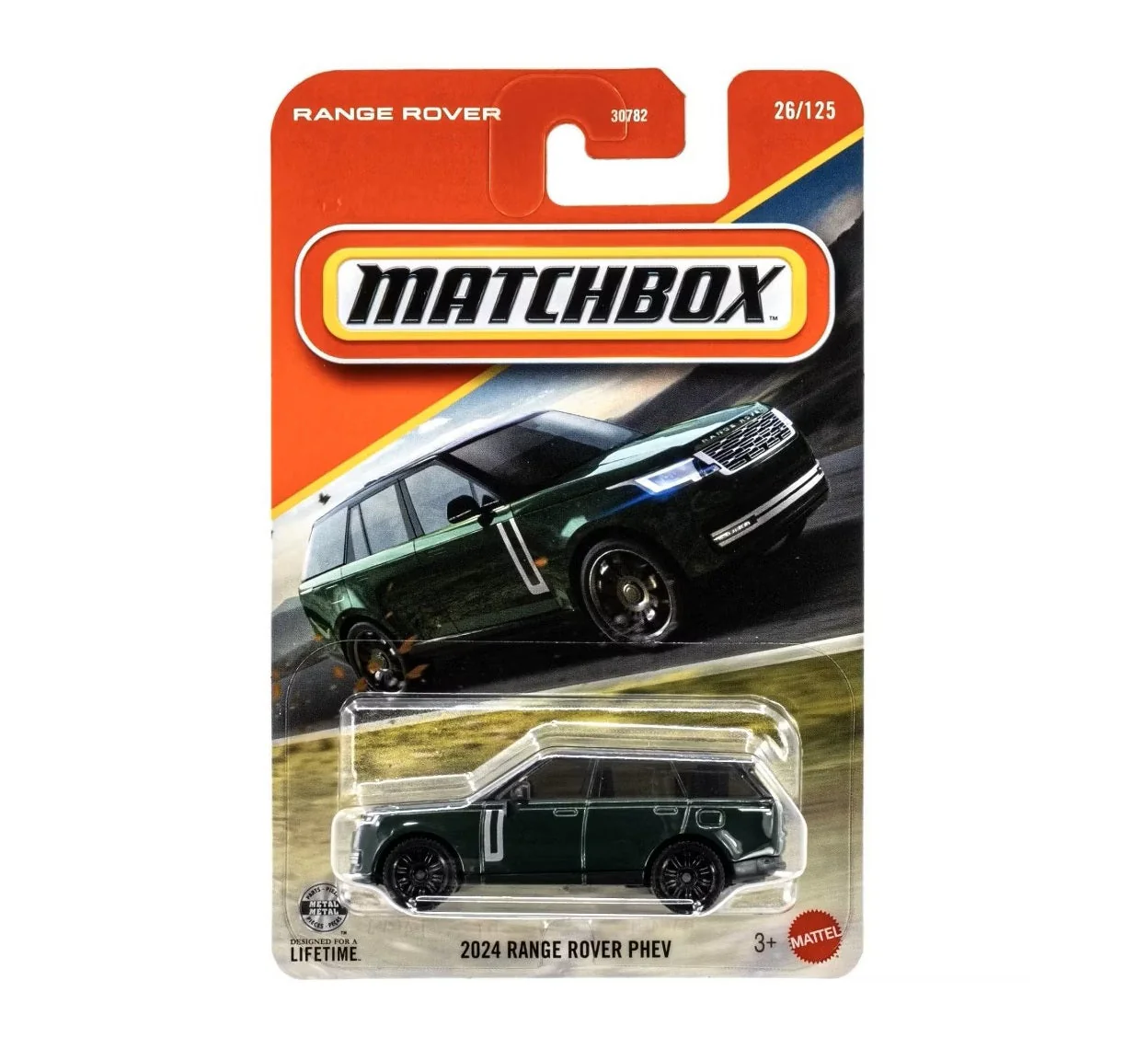 Matchbox - 2024 Range Rover PHEV Green #26 Long Card - Scala 1/64 Circa