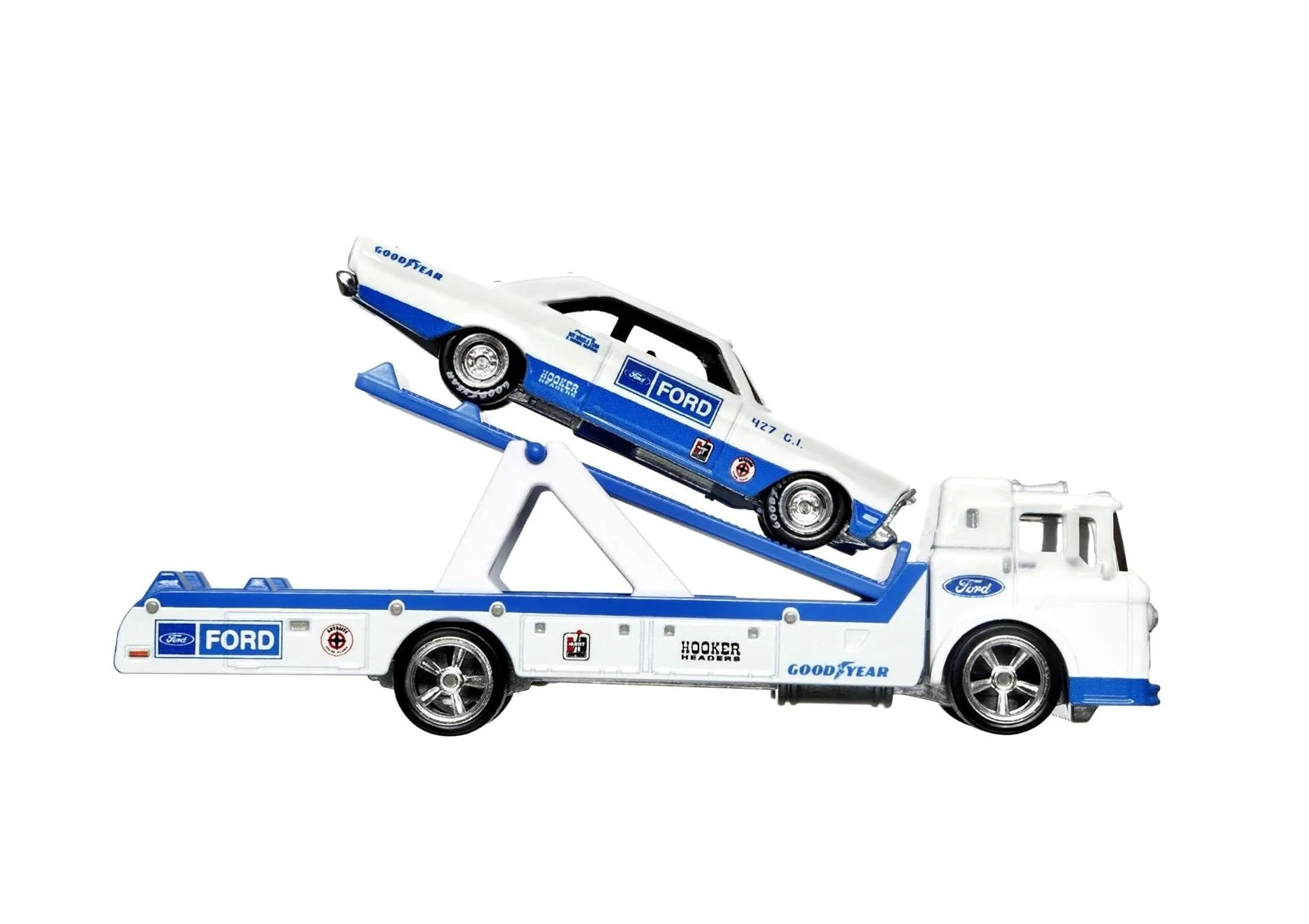 Hot Wheels Premium - '65 Ford Galaxie and Ford C-800 - Series Car Culture Team Transport - Scala 1/64 - Image 5