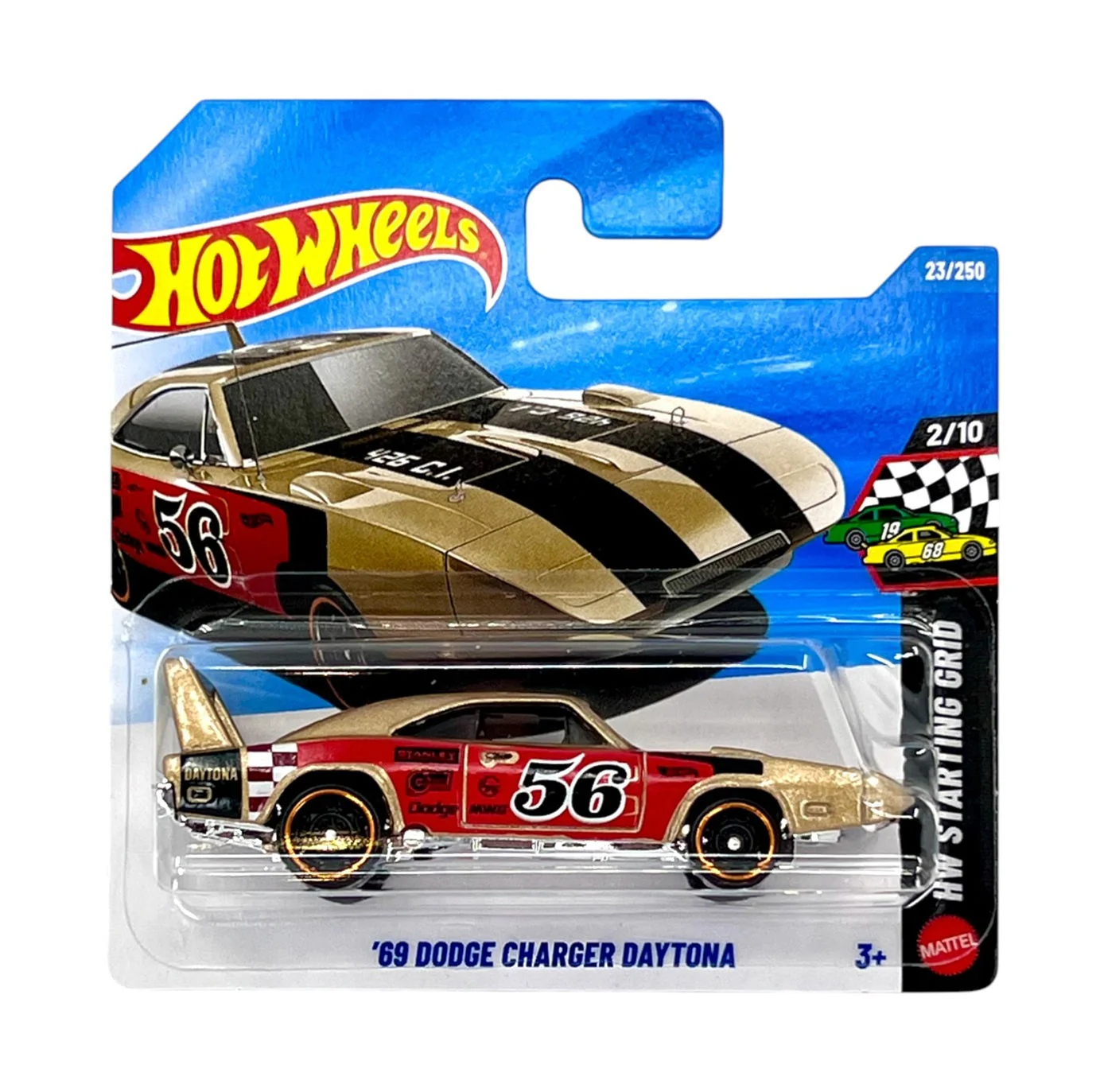 Hot Wheels - '69 Dodge Charger Daytona - HW Starting Grid 2/10 - Scala 1/64 Circa