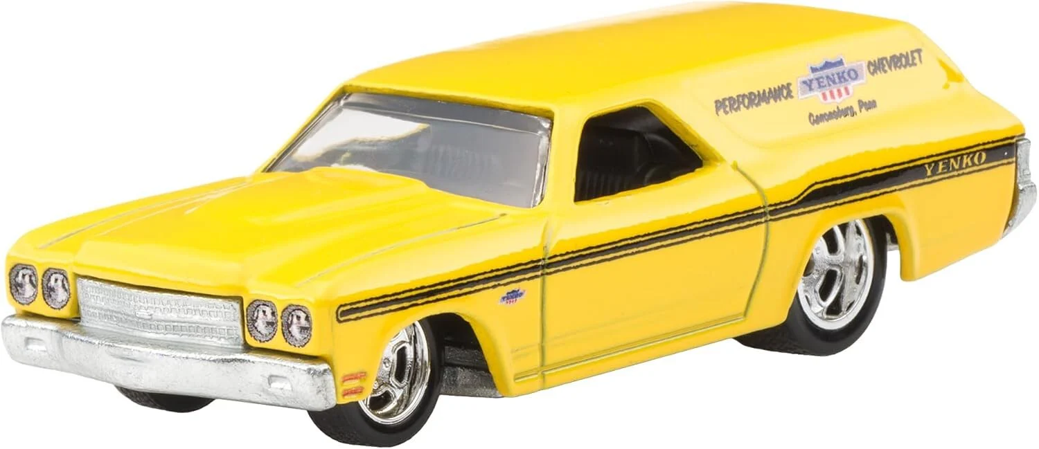 Hot Wheels Premium - '70 Chevrolet Chevelle SS Wagon Yellow Fast Wagons Series - Series Car Culture - Scala 1/64 - Image 2