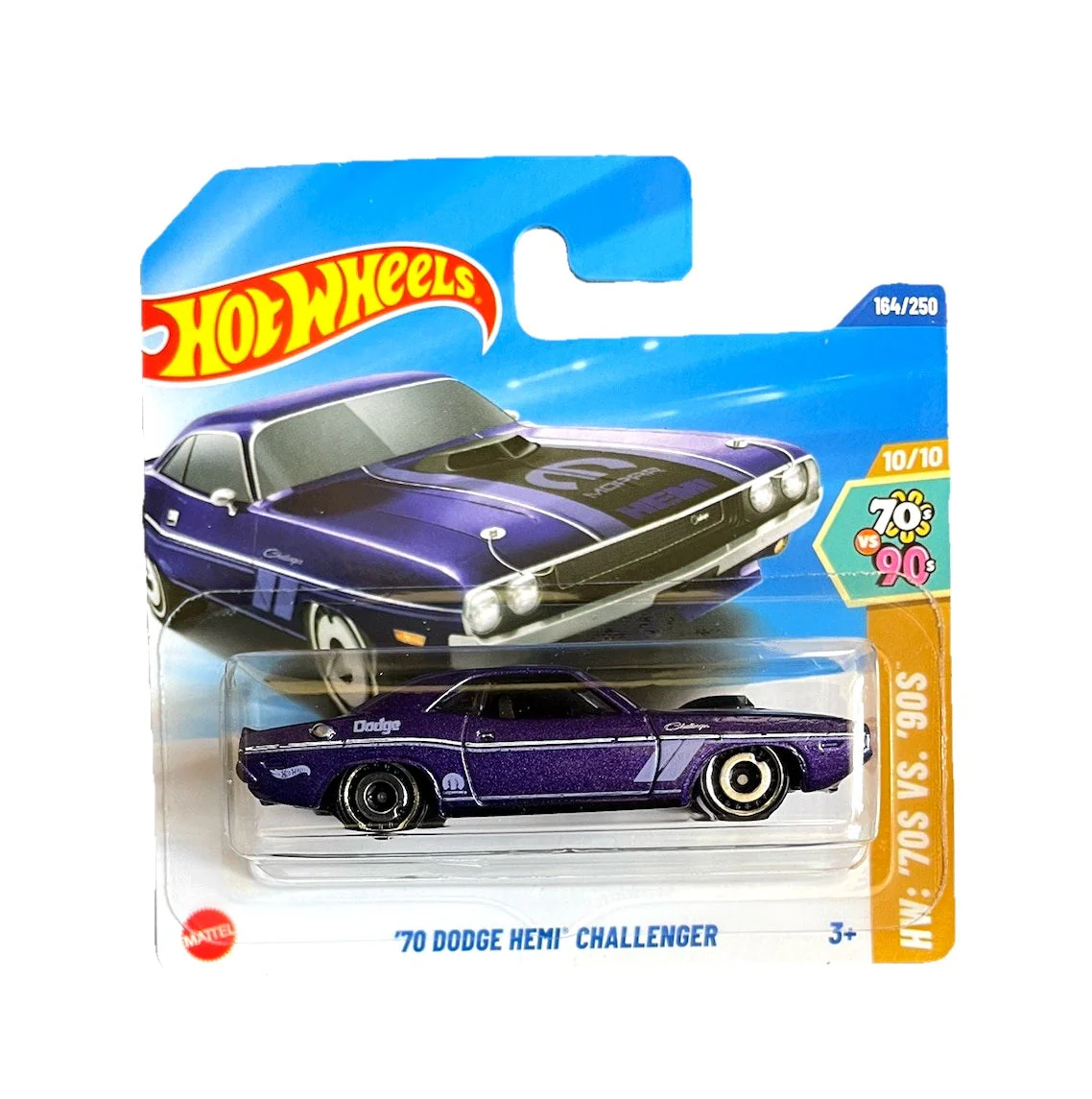 Hot Wheels - '70 Dodge Hemi Challenger - HW '70S VS '90S 10/10 - Scala 1/64 Circa