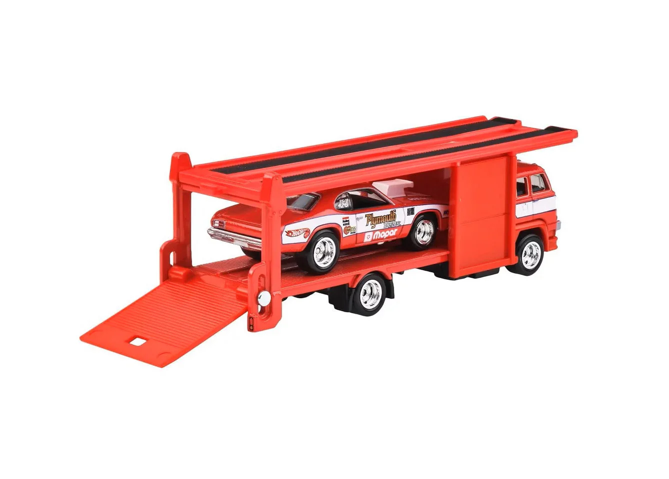 Hot Wheels Premium - '73 Plymouth Duster +  Second Story Lorry - Series Car Culture Team Transport - Scala 1/64 - Image 2