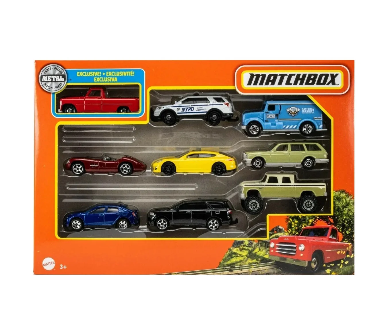Matchbox - 9-Pack - Scala 1/64 Circa HFL51