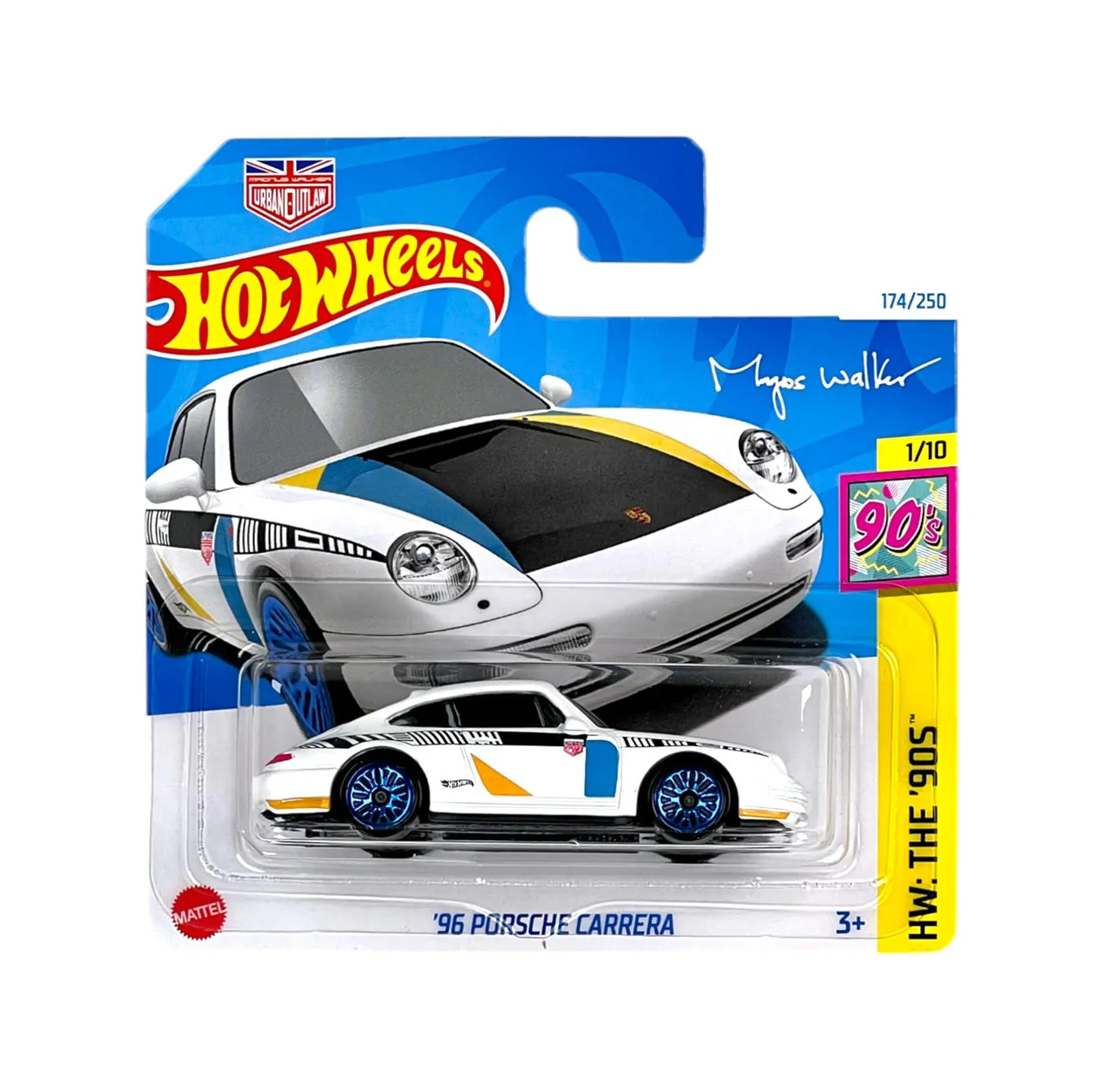 Hot Wheels - '96 Porsche Carrera - HW The '90s 1/10 - Scala 1/64 Circa