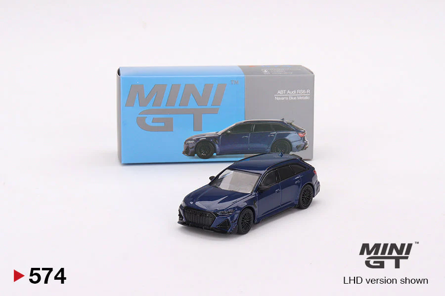 Mini GT - ABT Audi RS6-R Navarra Blue Metallic MiJo Exclusives - Scala 1/64 MGT00574-MJ LHD - Image 2