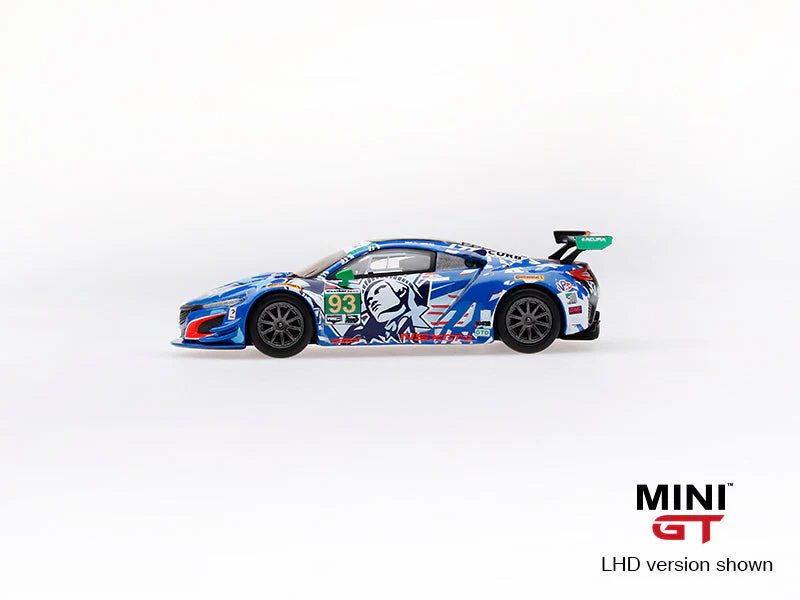 Mini GT - Acura NSX GT3 #93 Statue of Liberty" 2017 IMSA Watkins Glen MiJo Exclusives - Scala 1/64 MGT00072-MJ - Image 4