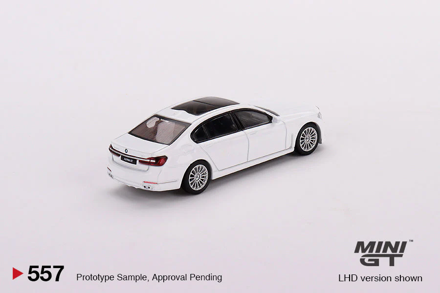 Mini GT - Alpina B7 xDrive Alpine White LHD - Scala 1/64 MGT00557-L - Image 3