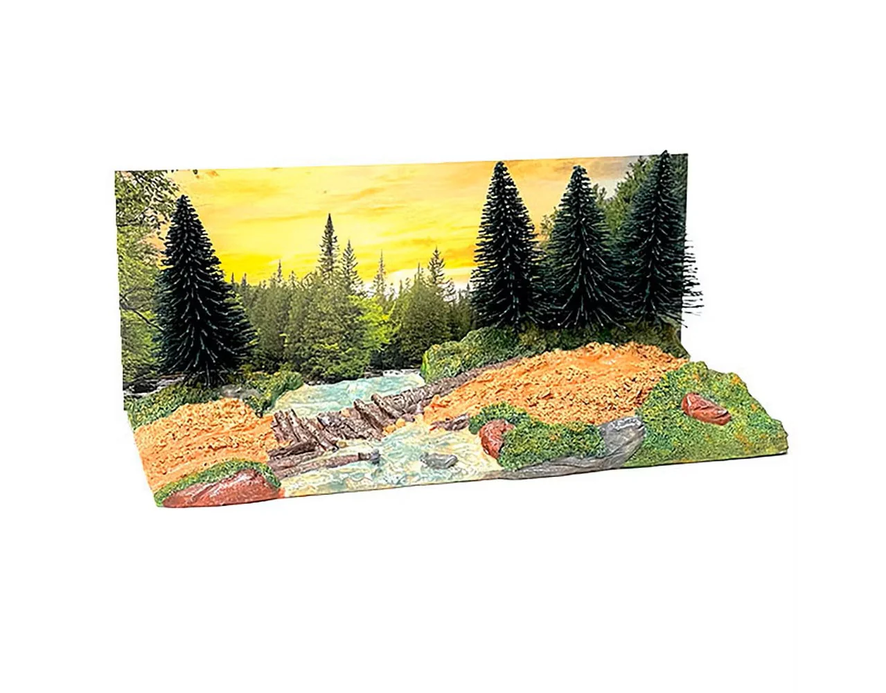 American Diorama - "Overland Off-Road" Diorama with Forest Background Cars Not Included - Scala 1/64 AD-76534MJ - Image 2