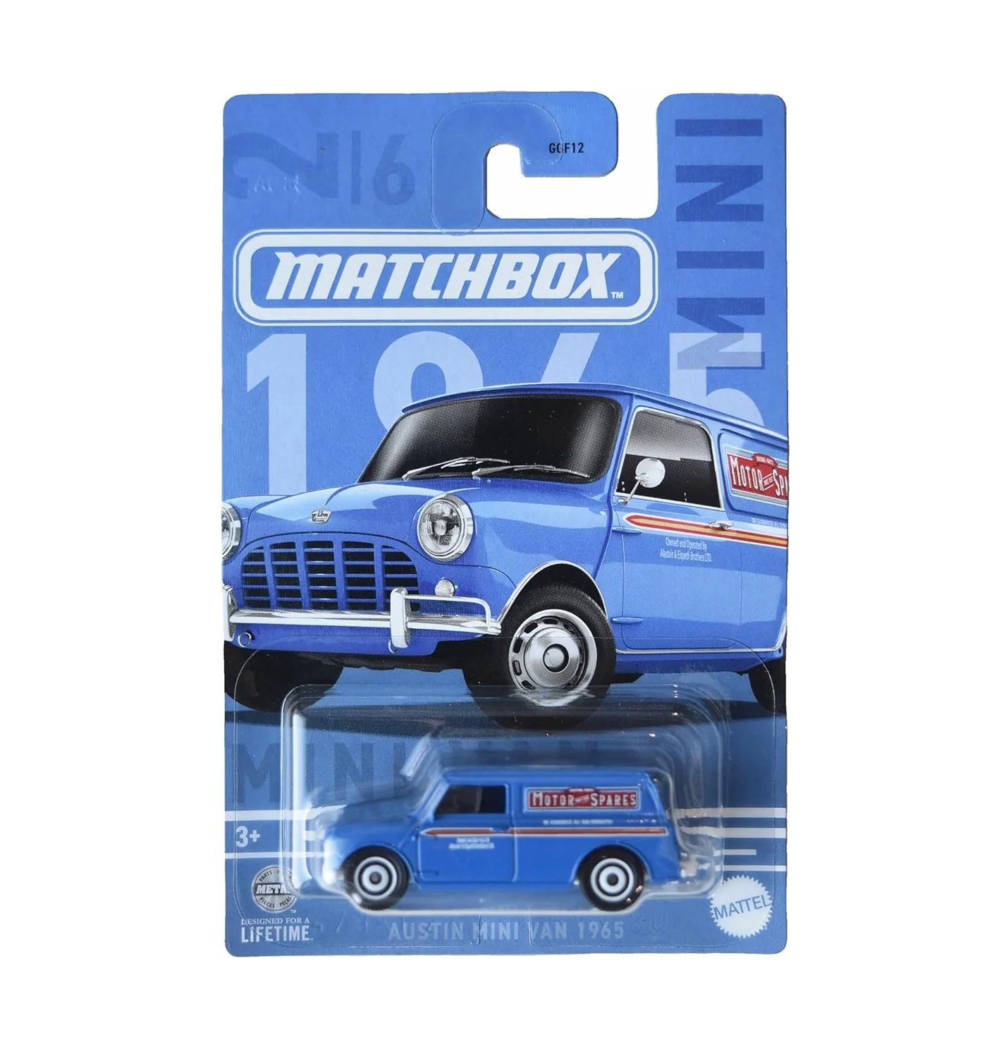 Matchbox - Austin MINI Van 1965 Blue 2/6 - Scala 1/64
