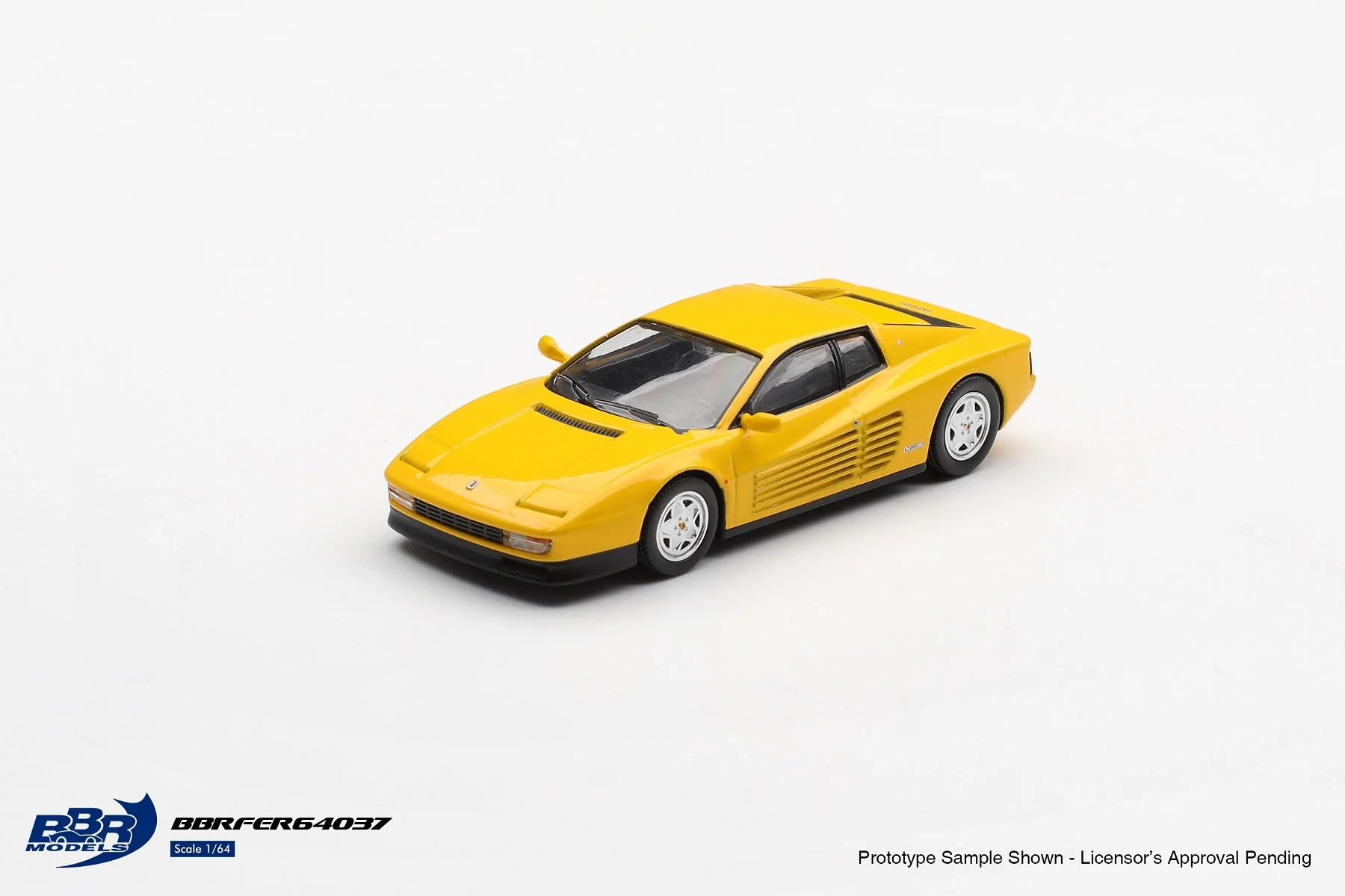 [PRE-ORDER] - BBR Models - Ferrari Testarossa Giallo Modena 1989 - Scala 1/64 BBRFER64037 - Image 2