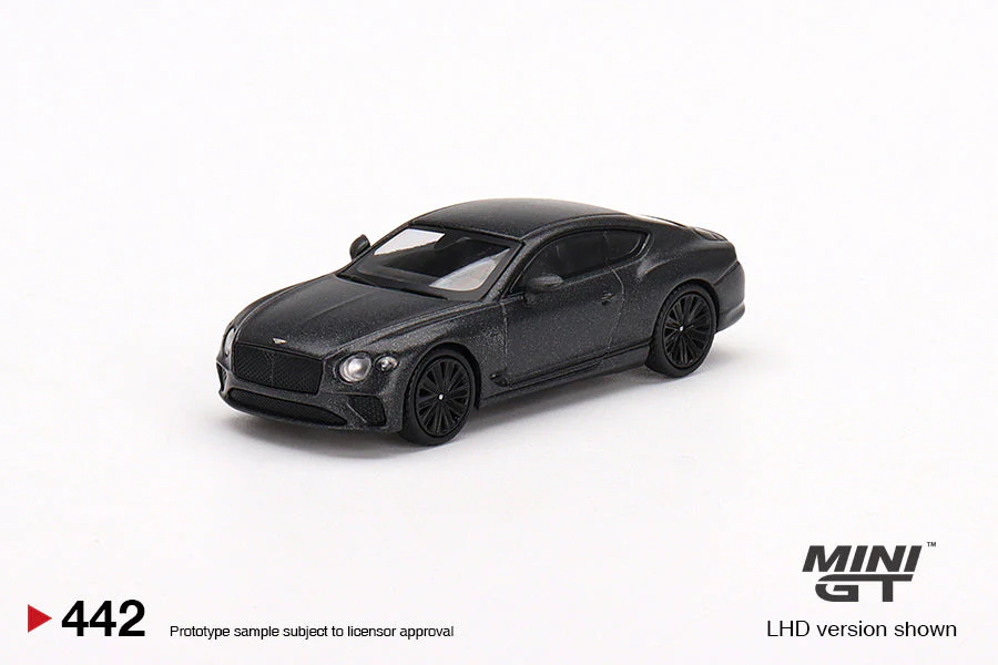 Mini GT - Bentley Continental GT Speed Anthracite Satin MiJo Exclusives LHD  - Scala 1/64 MGT00442-MJ - Image 3