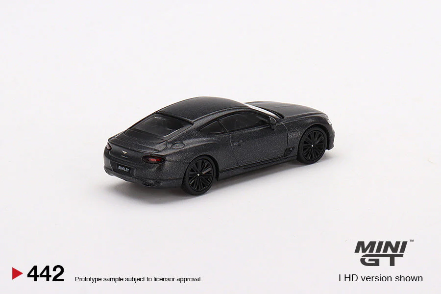 Mini GT - Bentley Continental GT Speed Anthracite Satin MiJo Exclusives LHD  - Scala 1/64 MGT00442-MJ - Image 4