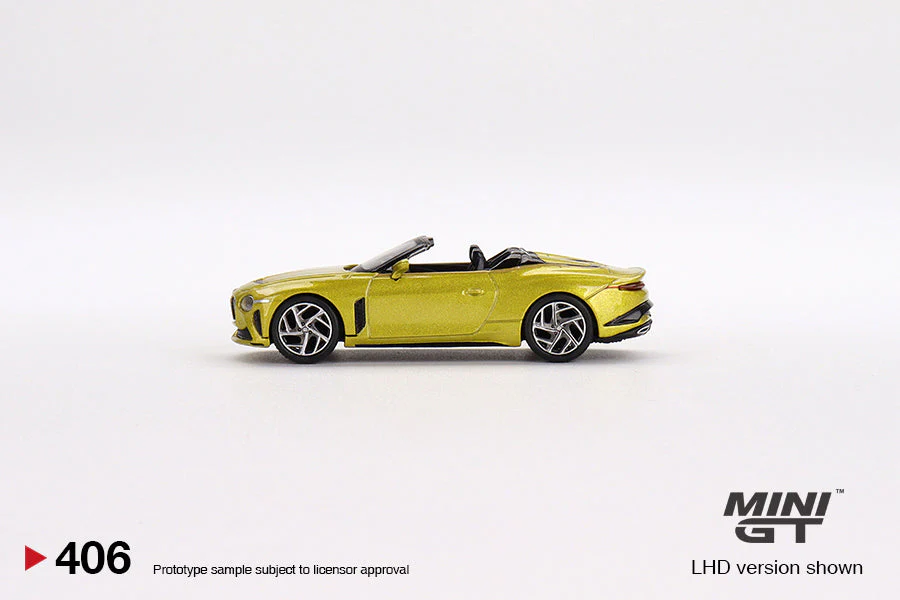 Mini GT - Bentley Mulliner Bacalar Yellow Flame - Scala 1/64 MGT00406-L - Image 4