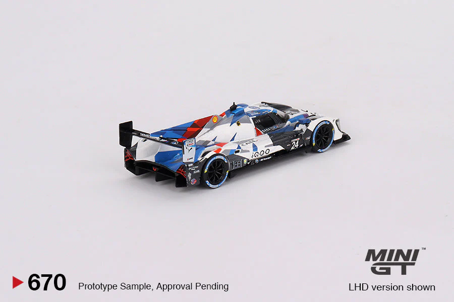 Mini GT - BMW M Hybrid V8 GTP #24 2023 IMSA Daytona 24 Hrs MiJo Exclusives - Scala 1/64 MGT00670-MJ - Image 4