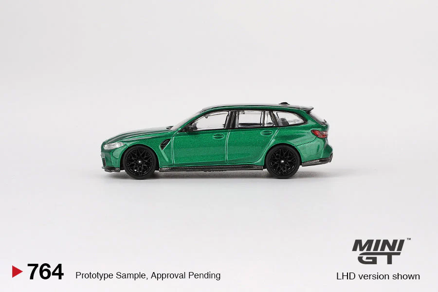 Mini GT - BMW M3 Competition Touring Isle of Man Green Metallic - Scala 1/64 MGT00764 - Image 4