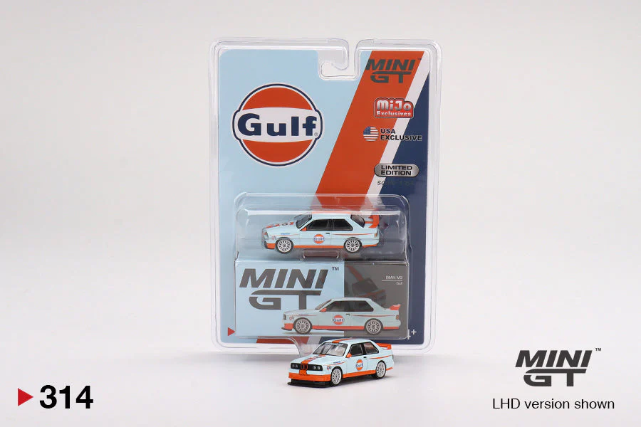 Mini GT - BMW M3 Gulf - Scala 1/64 MGT00314-BL