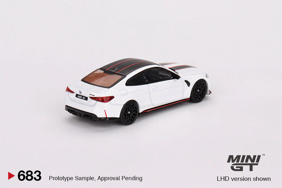 Mini GT - BMW M4 CSL Alpine White - Scala 1/64 MGT00683-L - Image 3