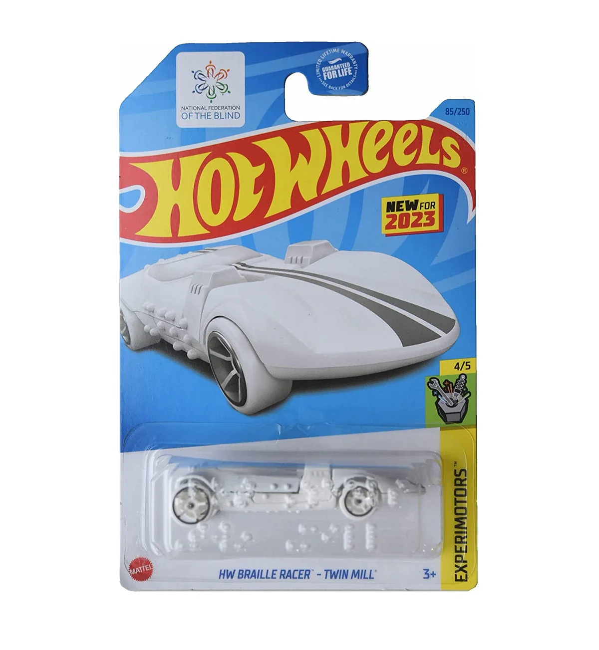Hot Wheels - Braille Racer - Twin Mill - HW Experimotors 4/5 - Scala 1/64 Circa