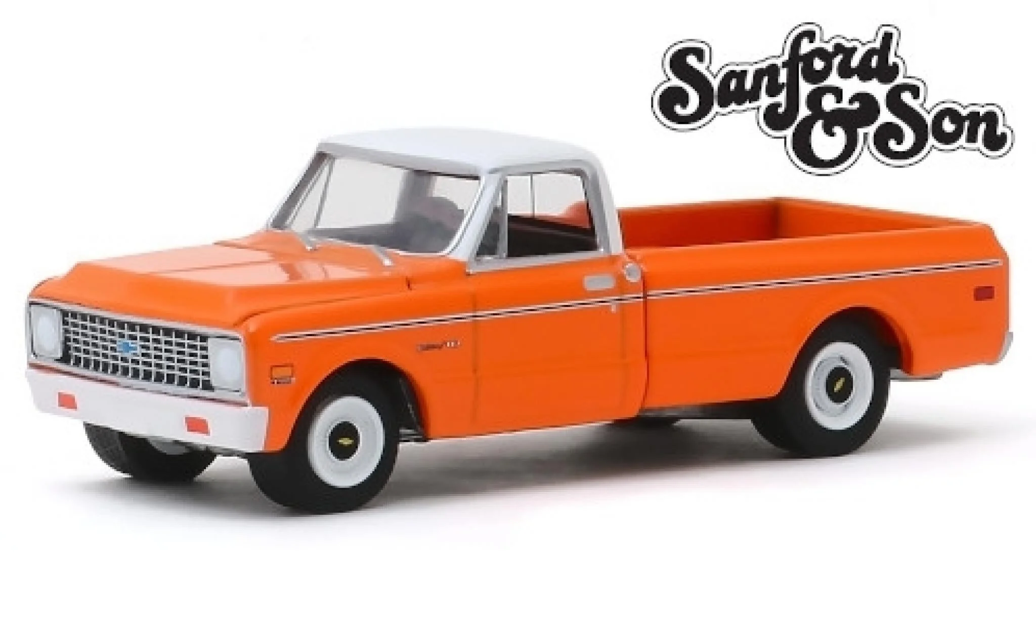 Greenlight - Chevrolet C-10 1971 Orange Sanford and Son TV Series - Greenlight - Scala 1/64 - Image 2